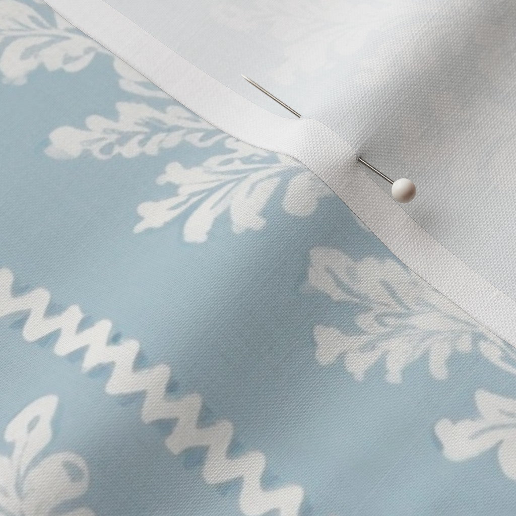 Wedgewood Blue Oak Fabric