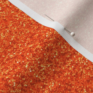 Showgirl Fabric - Orange Glitter - 8x8