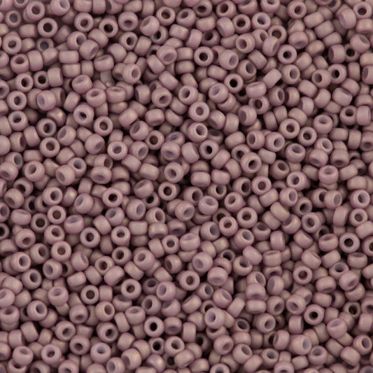Matte Rose Miyuki Seed Beads Size 15 #2024