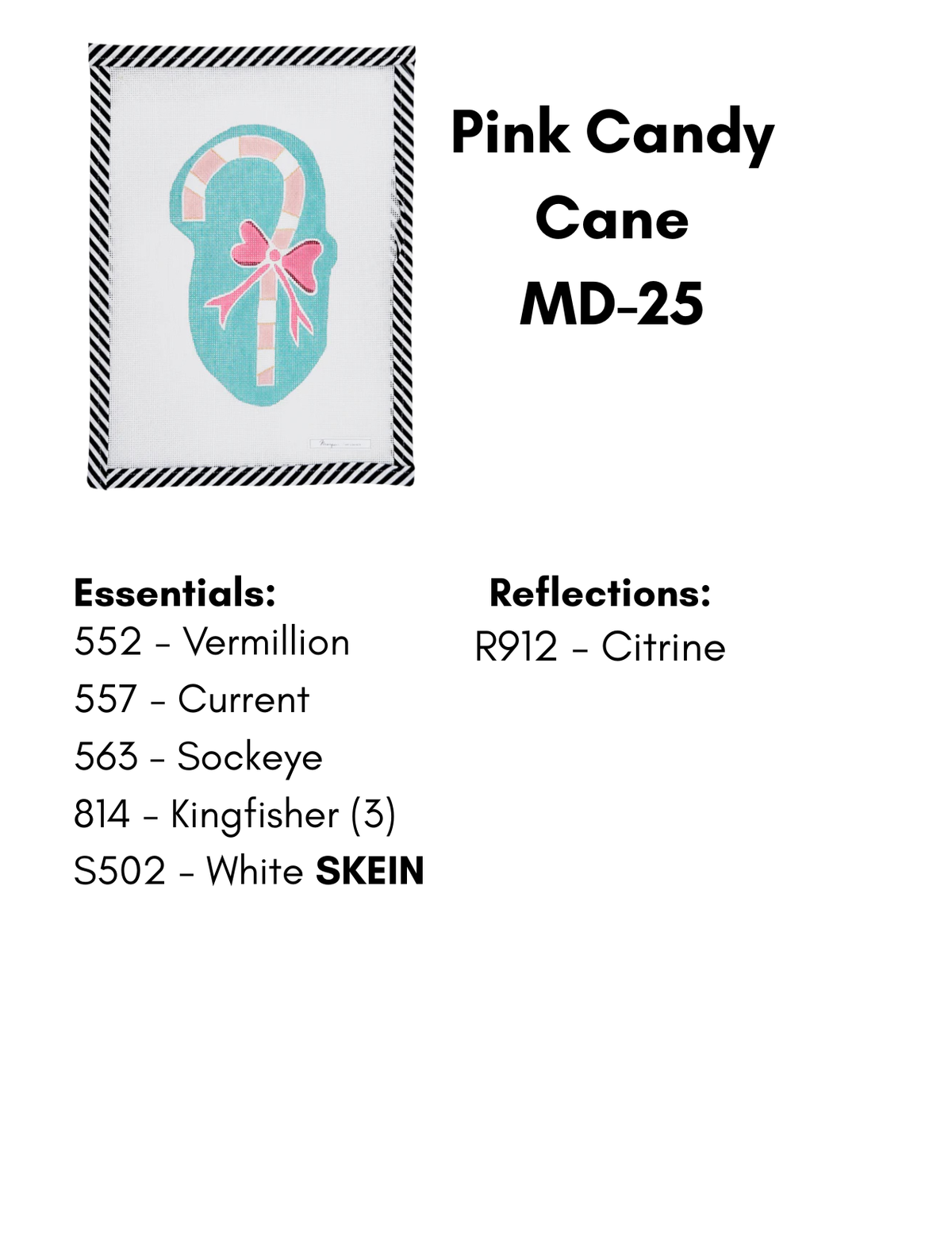 Pink Candy Cane