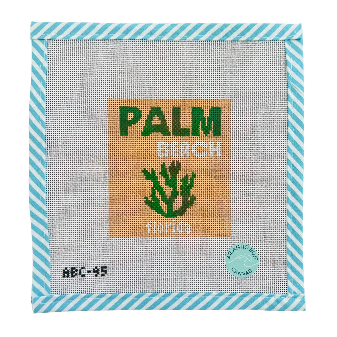 Palm Beach travel book - Atlantic Blue Canvas