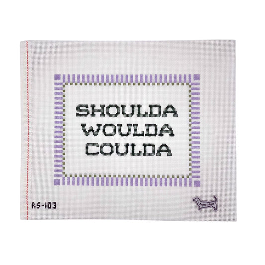 Shoulda Woulda Coulda - Lilac - Atlantic Blue Canvas