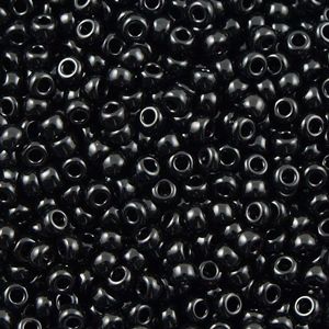 Black Miyuki Seed Beads Size 15 #401