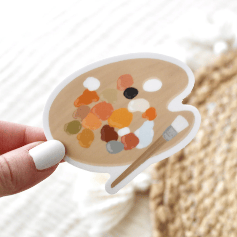 Paint Palette Sticker