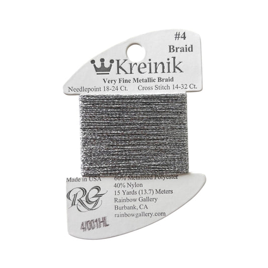 Kreinik #4 Braid - 4/001HL