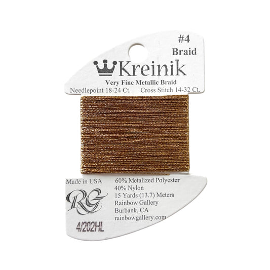 Kreinik #4 Braid - 4/202HL