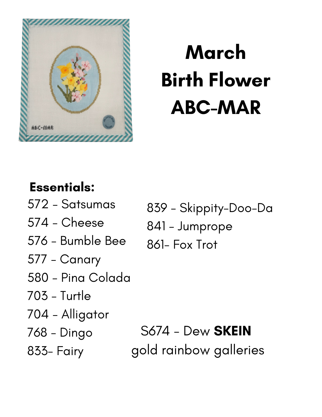 Birth Flowers: March