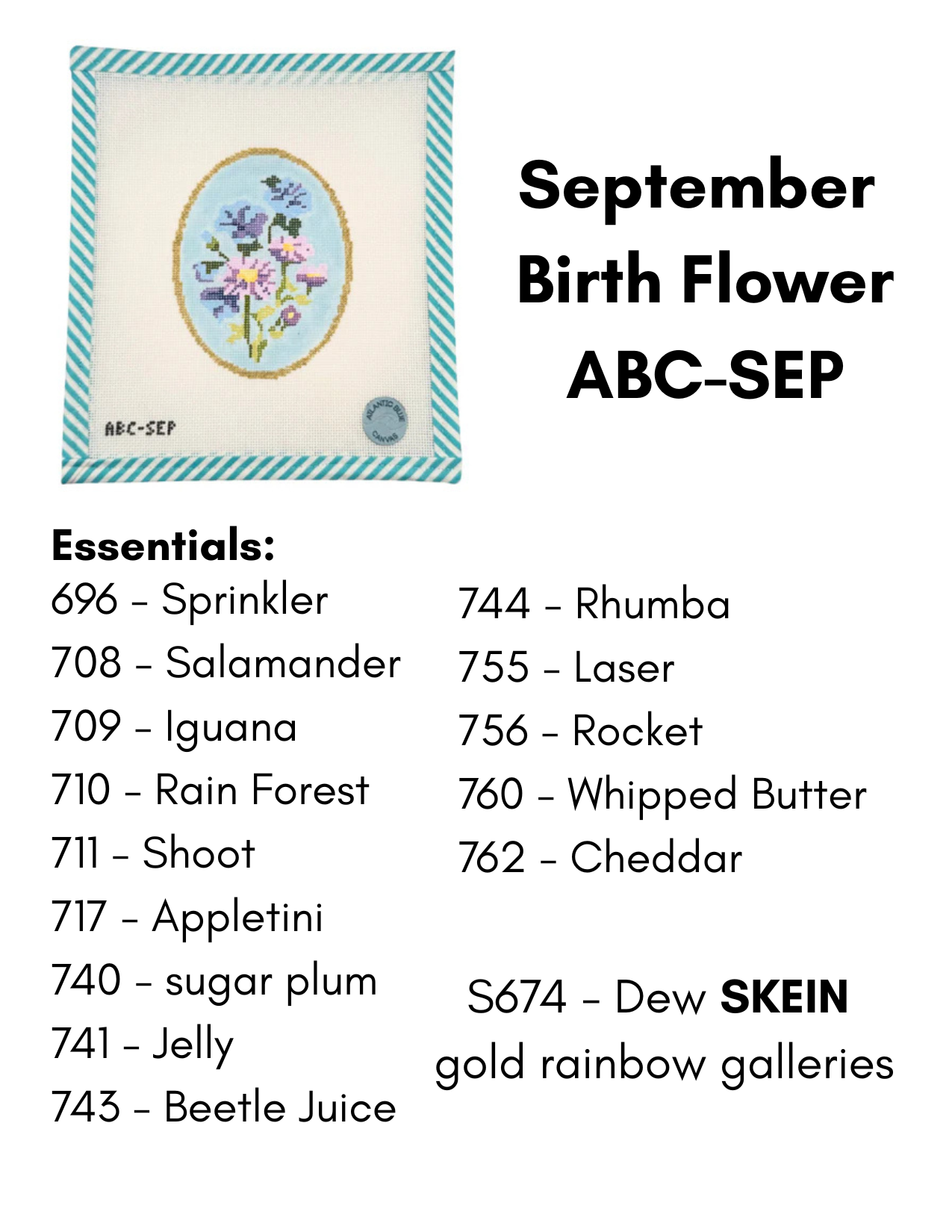Birth Flowers: September