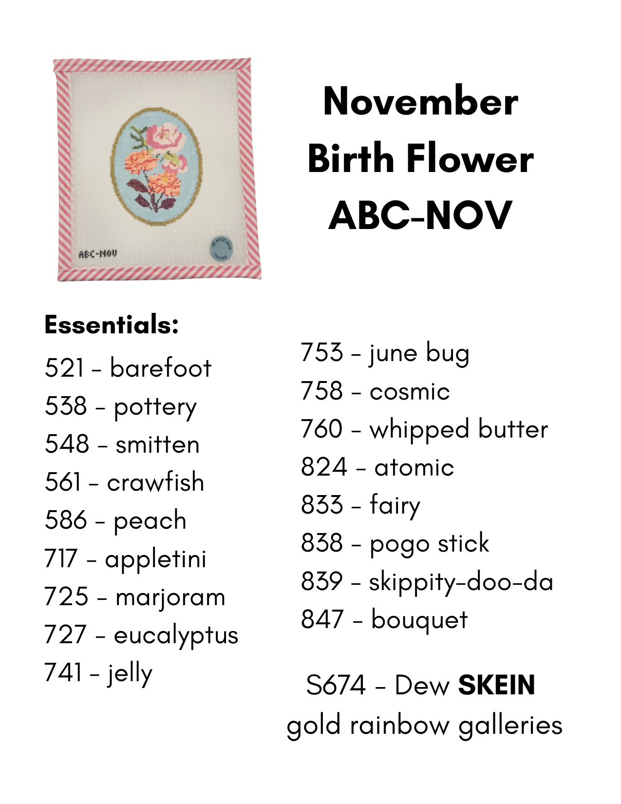 Birth Flowers: November