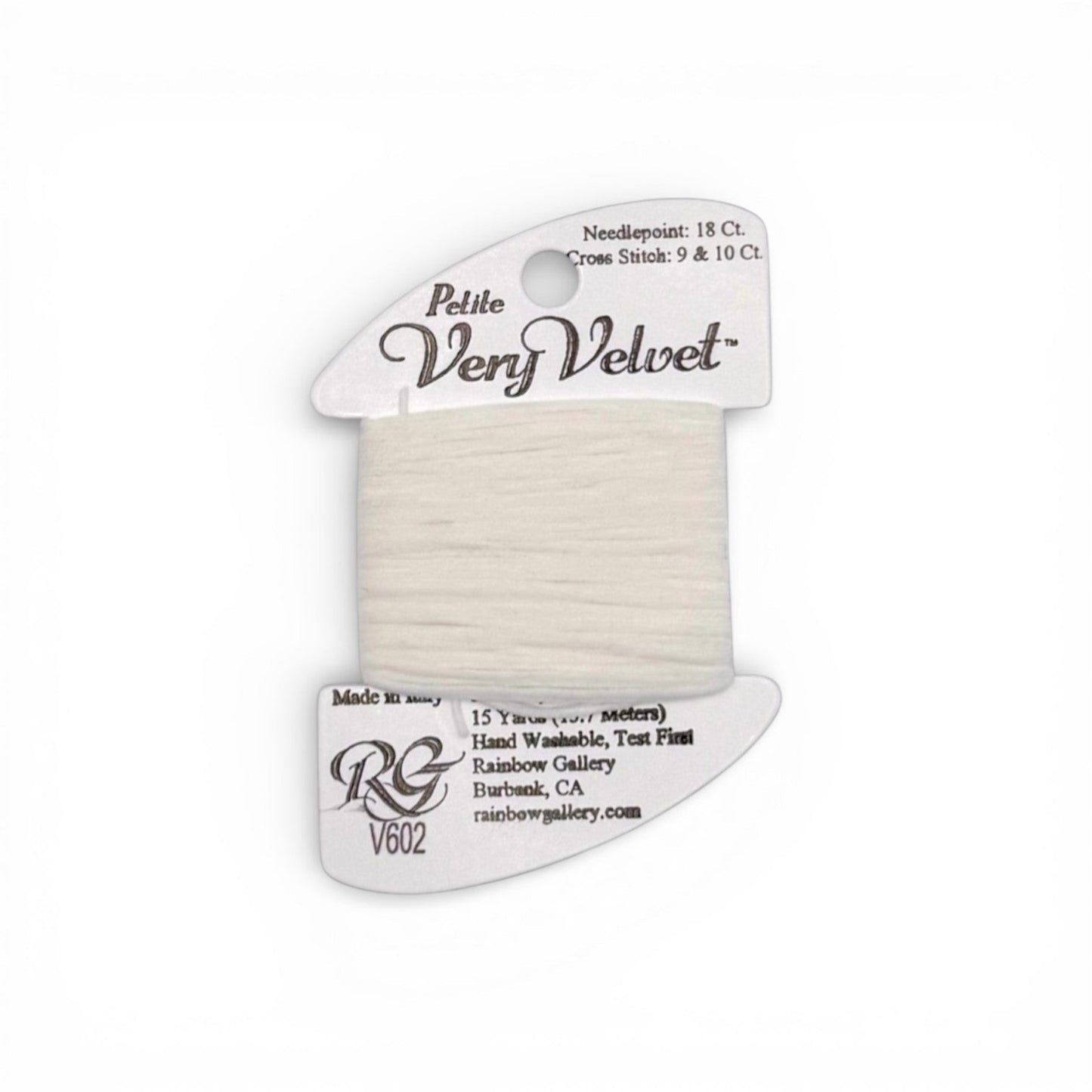 Petite Very Velvet - White V602
