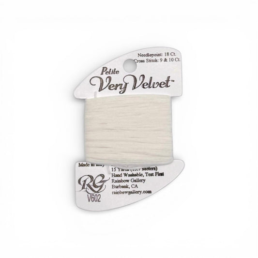 Petite Very Velvet - White V602