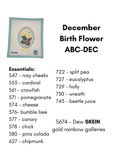 Birth Flowers: December