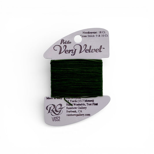 Petite Very Velvet - Hunter Green V652