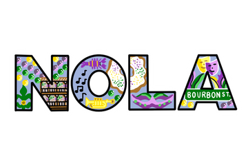 New Orleans - NOLA - Sticker