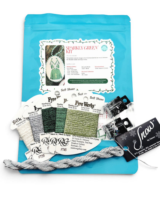 Thread Kit & Guide: Sparkle Green Dress