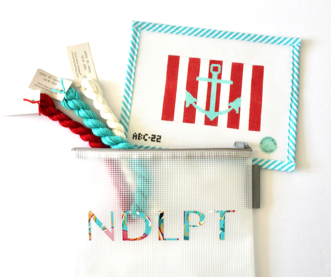 Kit with Silk & Ivory -  Teal Anchor