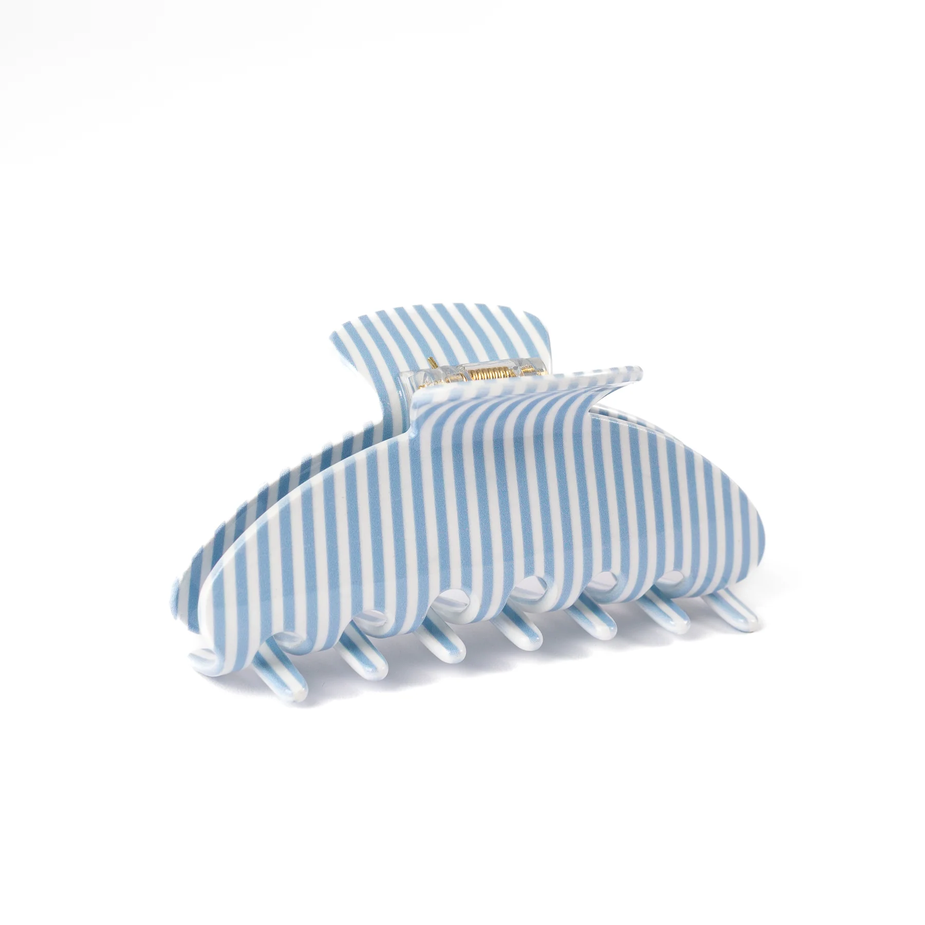 Blue Stripes Claw Clip