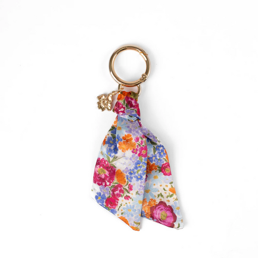 Primavera Floral Satin Keychain