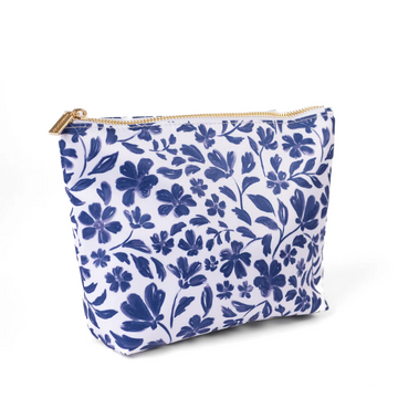 Printed Carry-All Project Pouch - Porcelain Floral