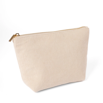 Corduroy Carry-All Project Pouch - Creme