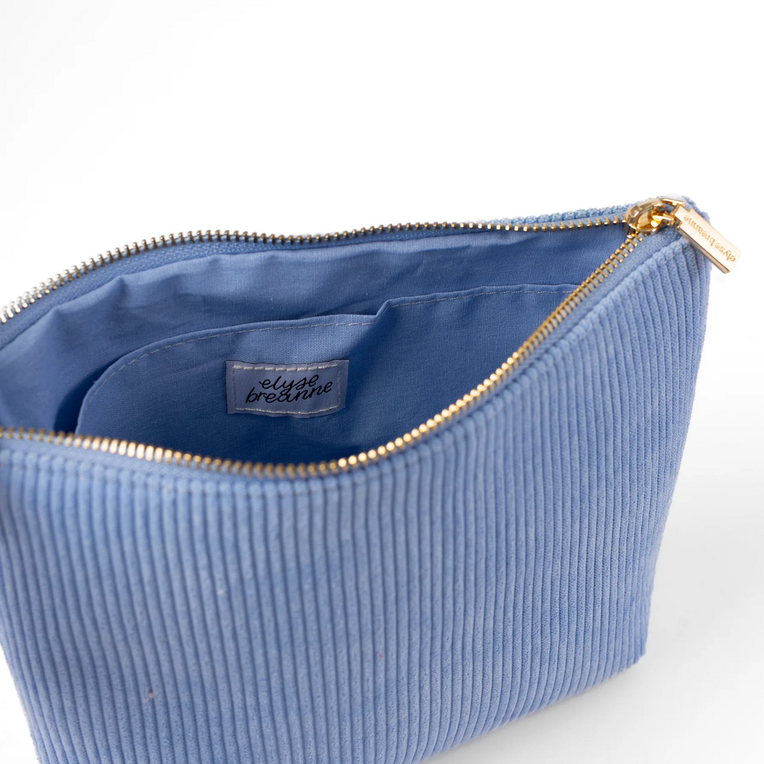 Corduroy Carry-All Project Pouch - Cornflower