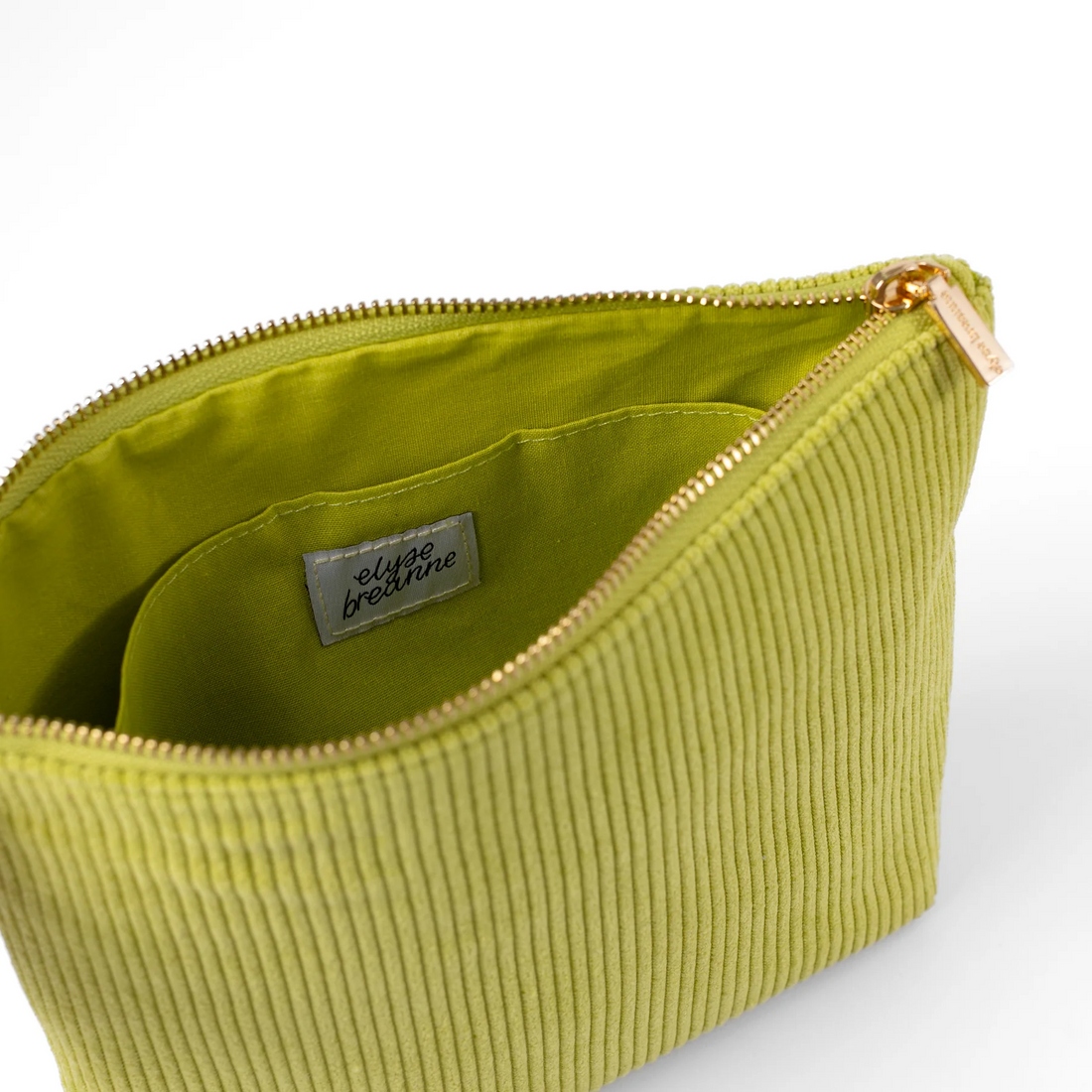 Corduroy Carry-All Project Pouch - Chartreuse