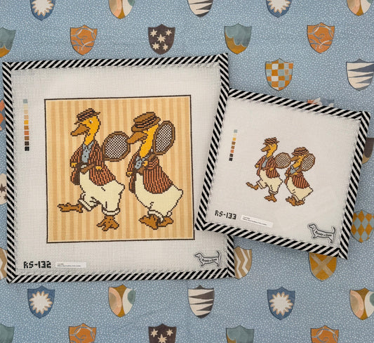 Tennis Ducks Large (Cecil Aldin)