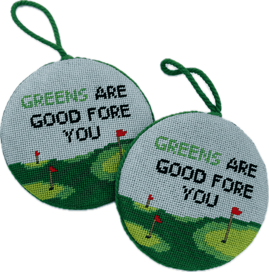 Greens Are Good For You - Stitched & Finished
