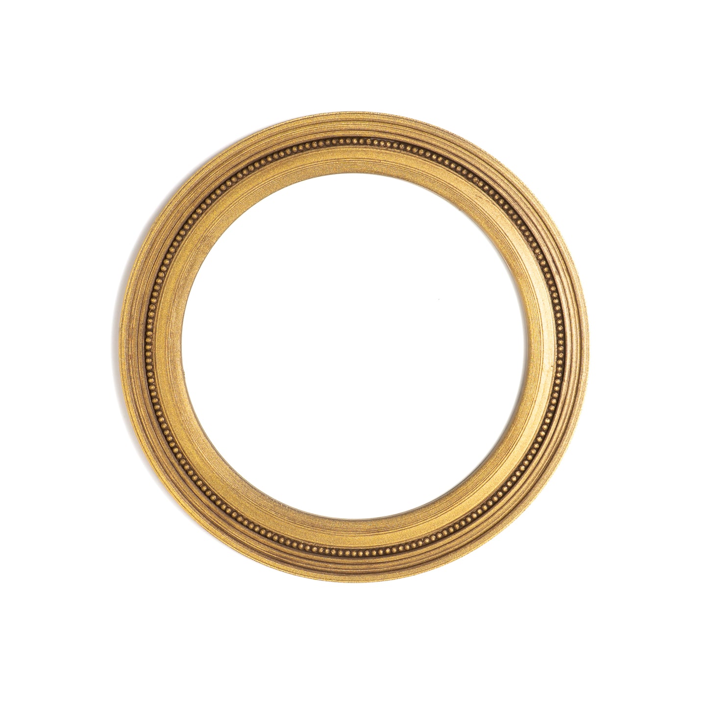 5" Circle Magnetic Snap Frame Metallic Gold
