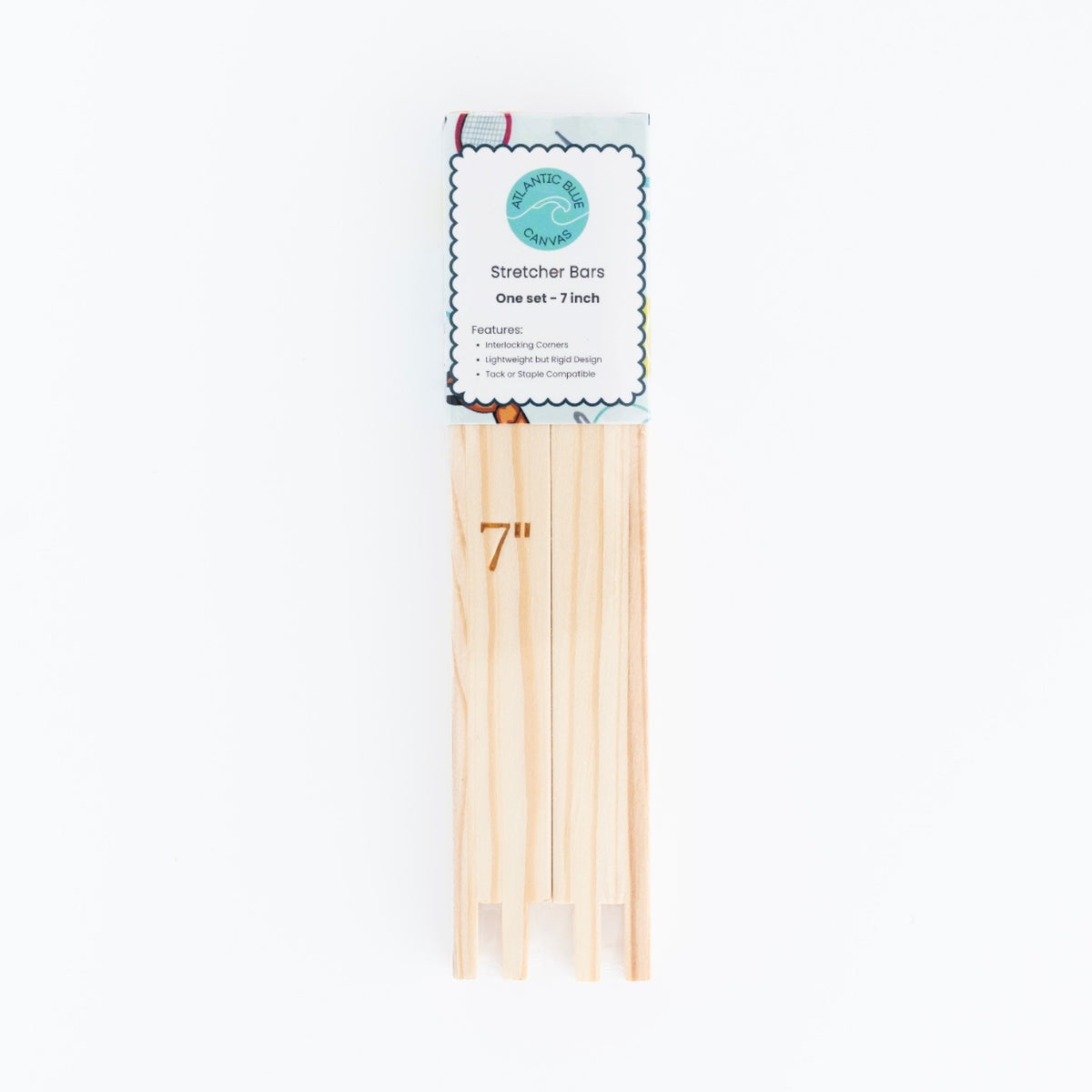 Atlantic Blue Canvas Stretcher Bars - Regular
