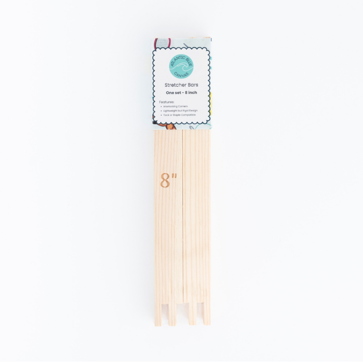 Atlantic Blue Canvas Stretcher Bars - Regular