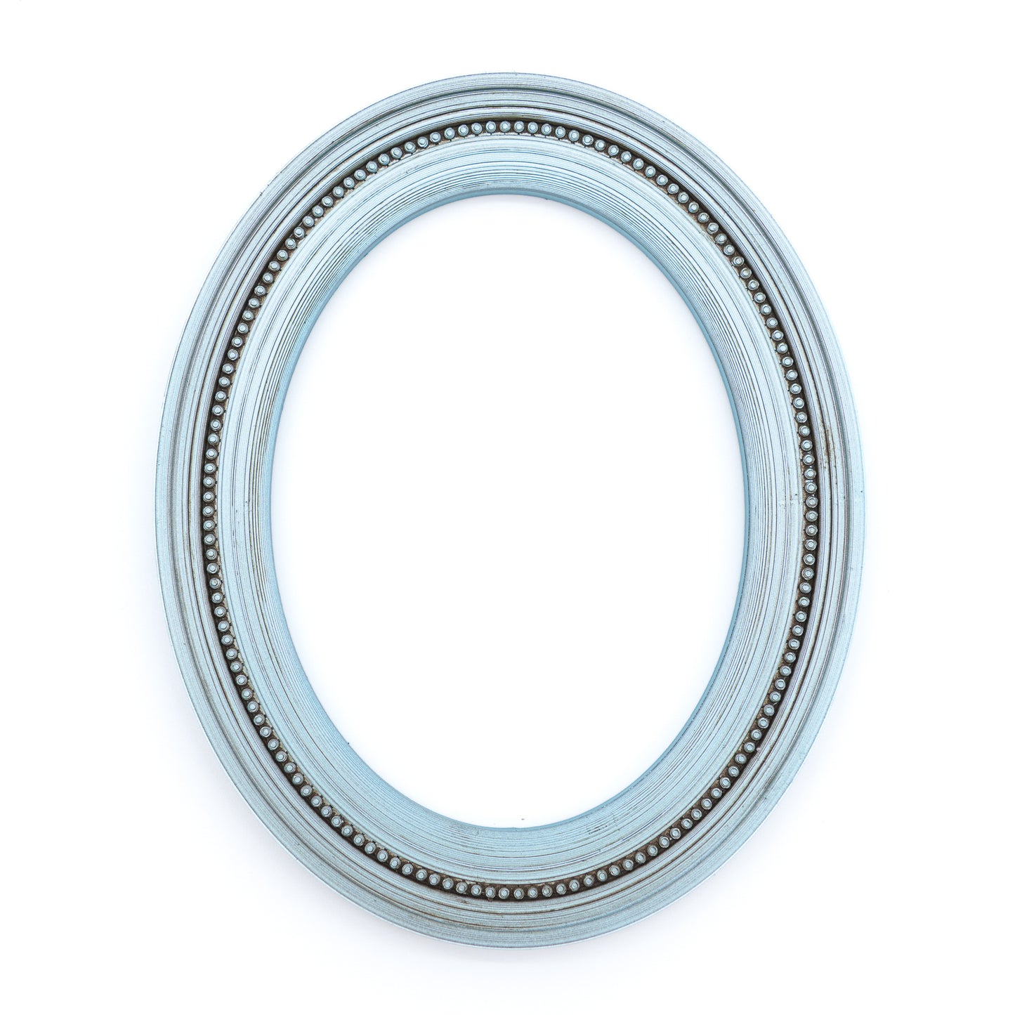 Vintage Blue Oval Magnetic Snap Frame
