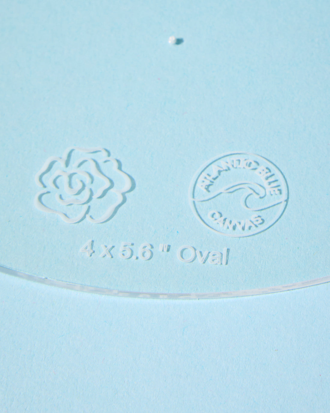 Acrylic Oval Stencil