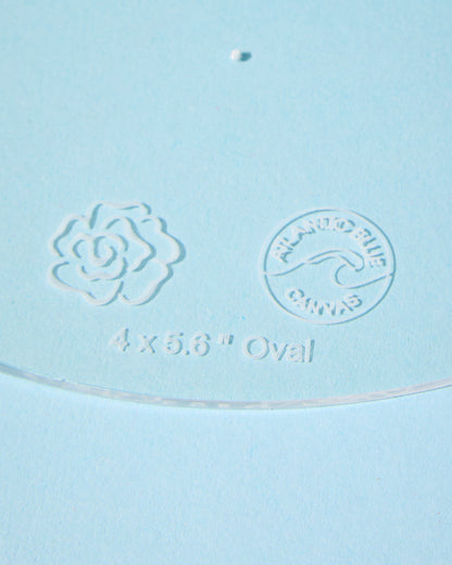 Acrylic Oval Stencil
