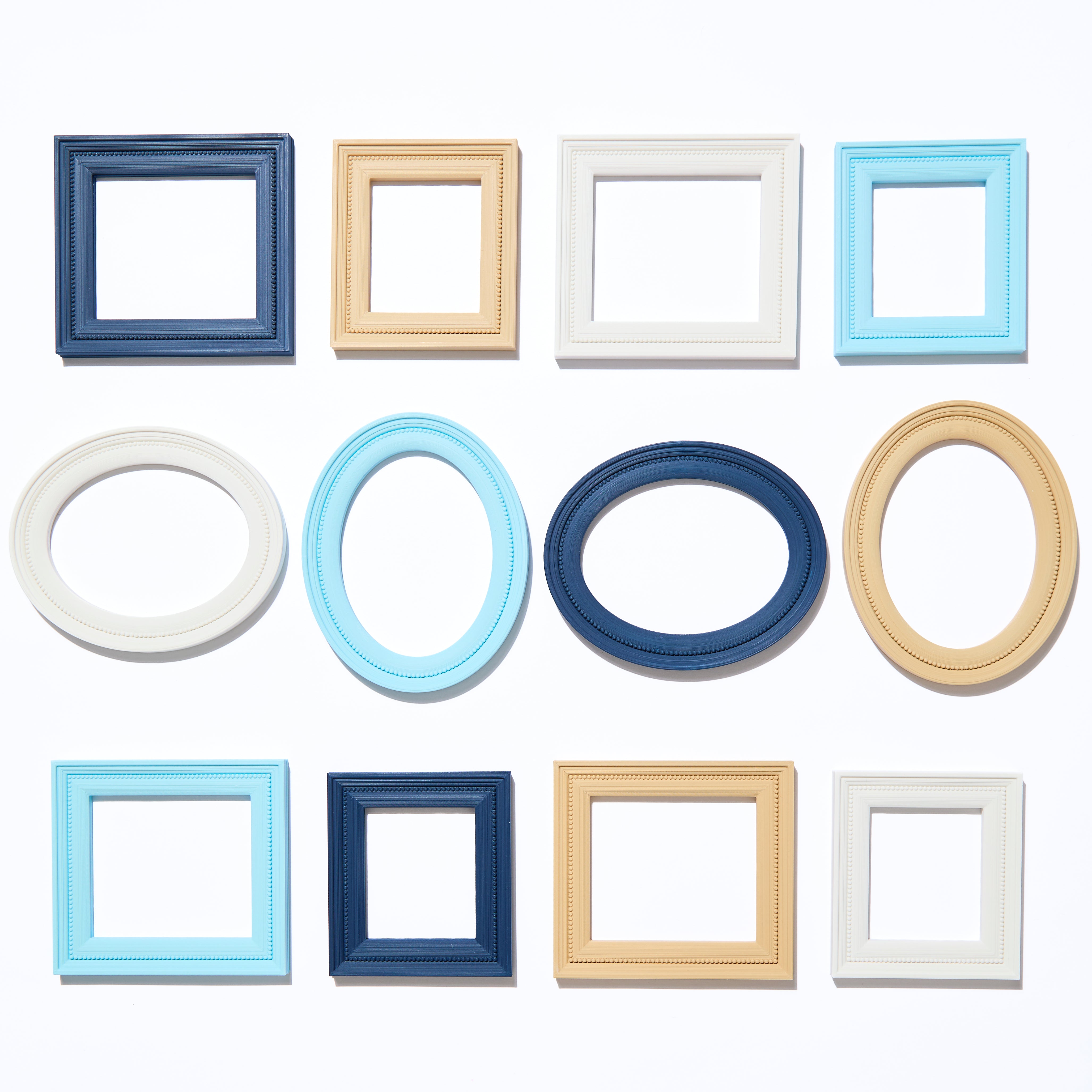 Oval Magnetic Snap Frame – Atlantic Blue Canvas