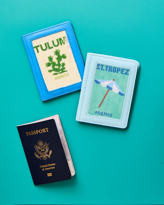 Self-Finishing Leather Passport Cover