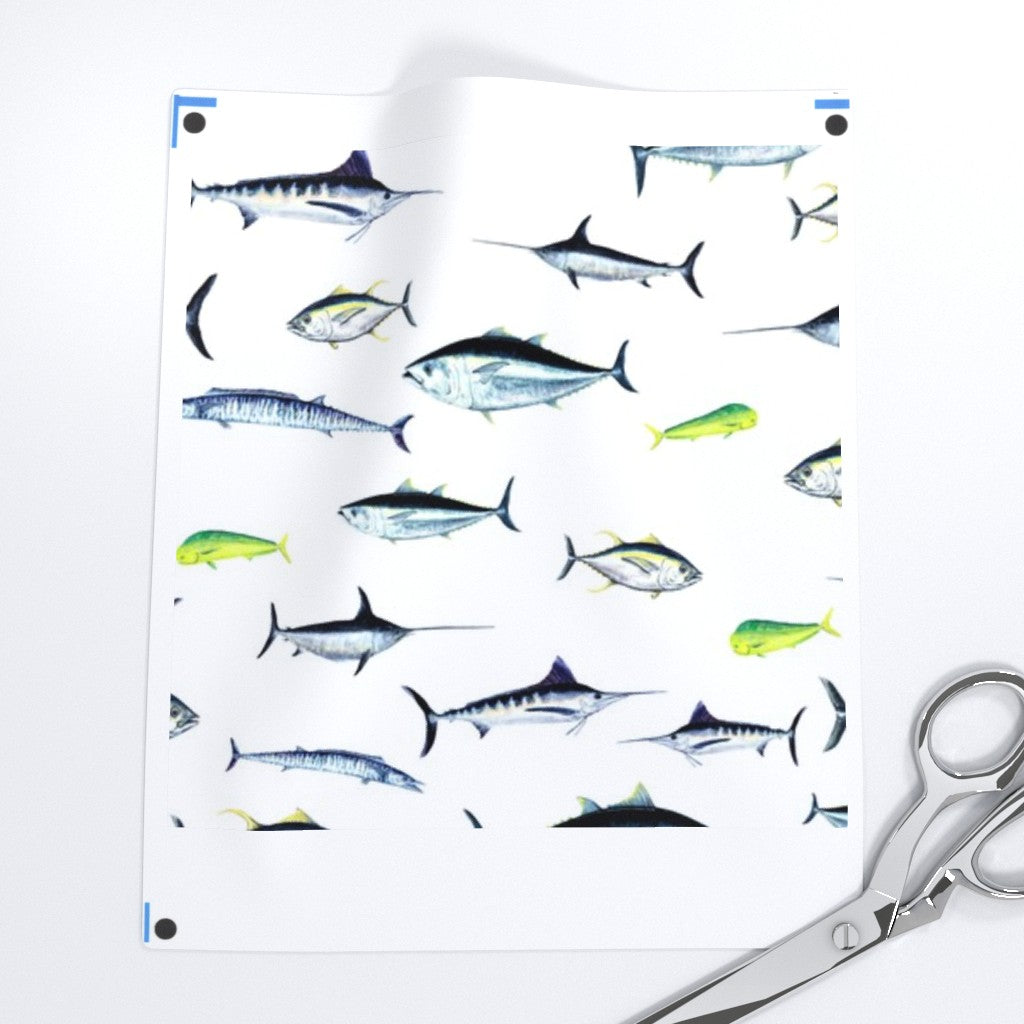 Atlantic Fish Fabric