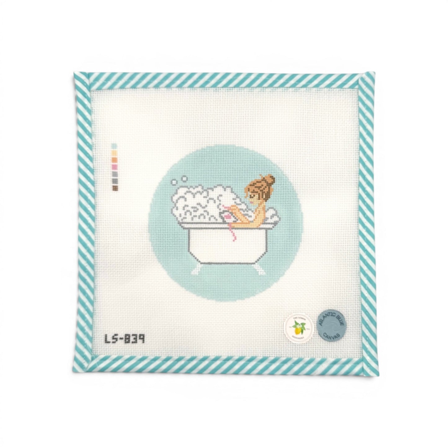 Bathtub Needlepointing