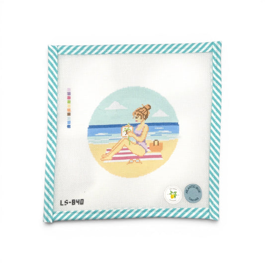 Beach Needlepointing
