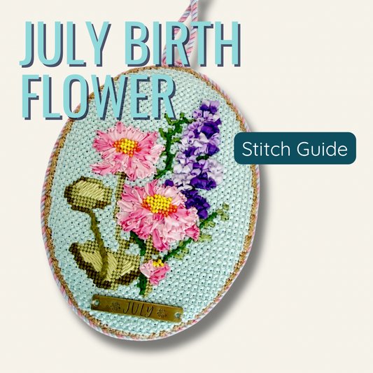 Atlantic Blue Canvas | Hand-Painted Needlepoint Canvases & Kits