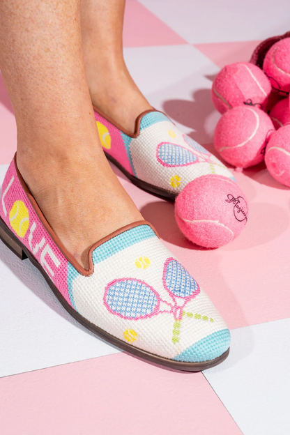 Needlepoint Loafer in Tennis