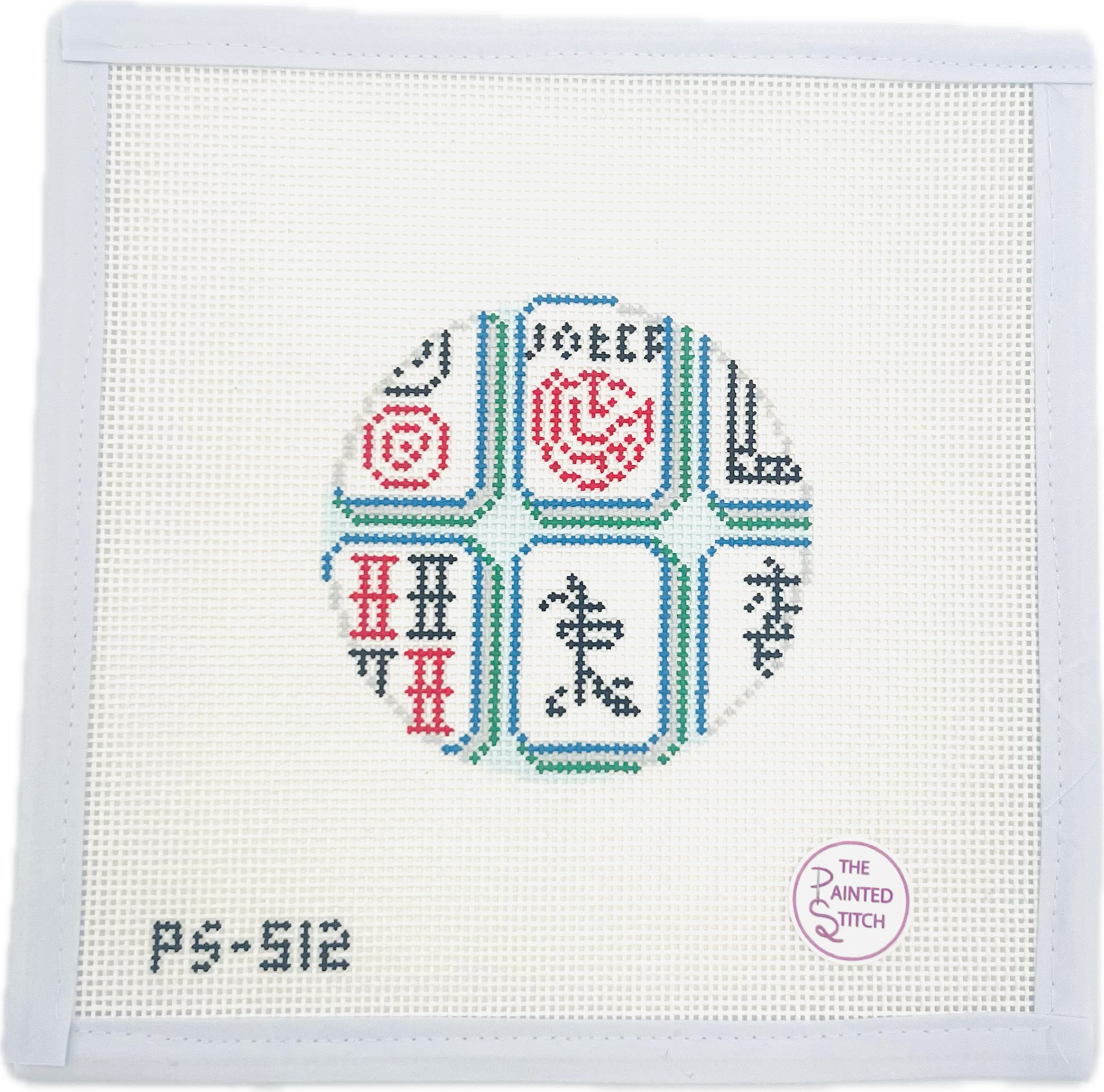 Mahjong Tiles - Jewel Color - 13 mesh