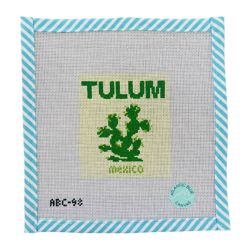 Tulum travel book - Atlantic Blue Canvas