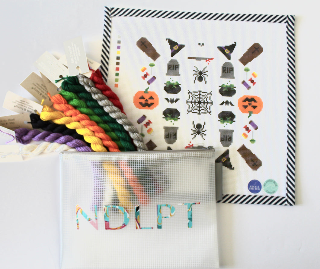 Kit with Silk & Ivory -  Halloween Spooky Kaleidoscope