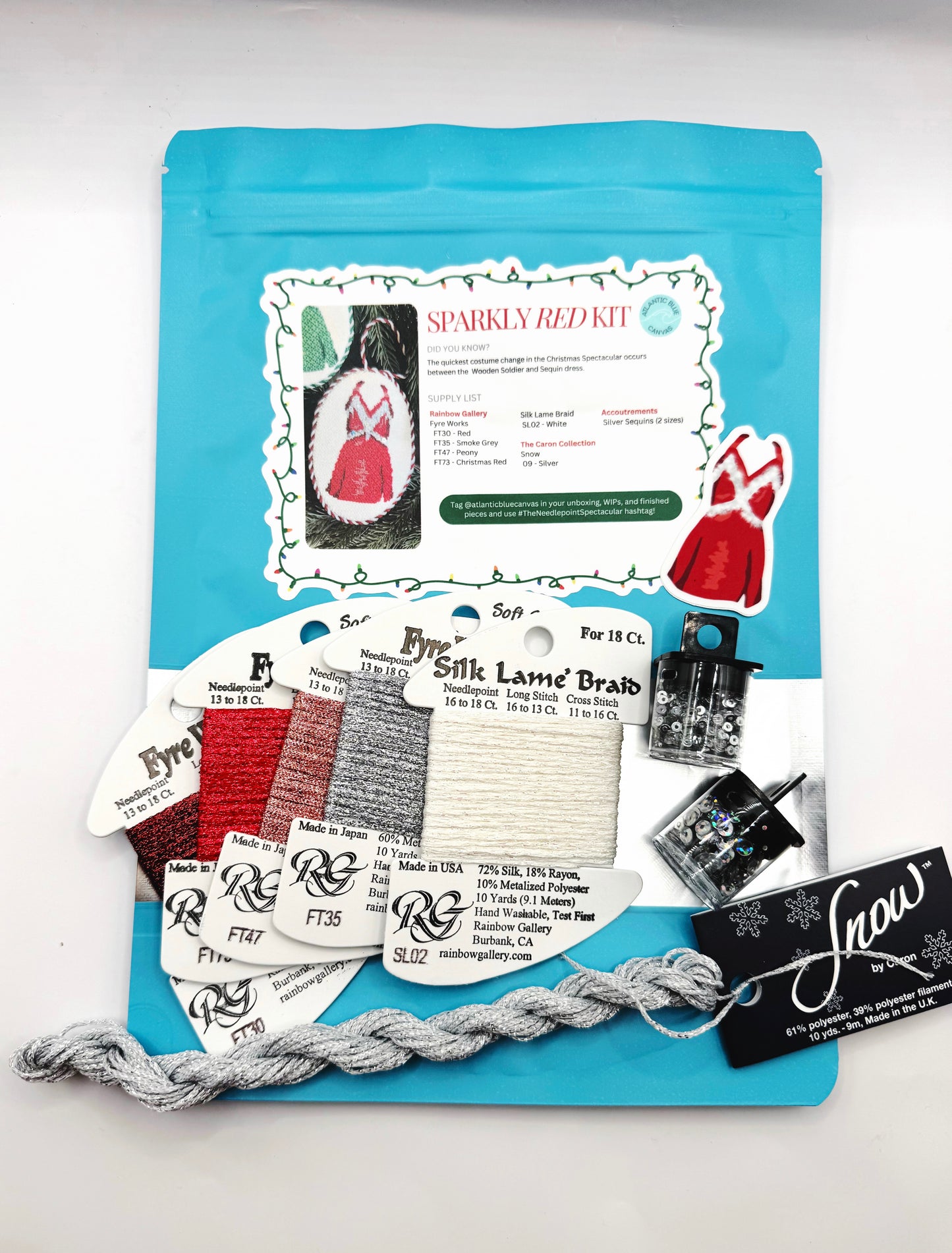 Thread Kit & Guide: Sparkle Red Dress
