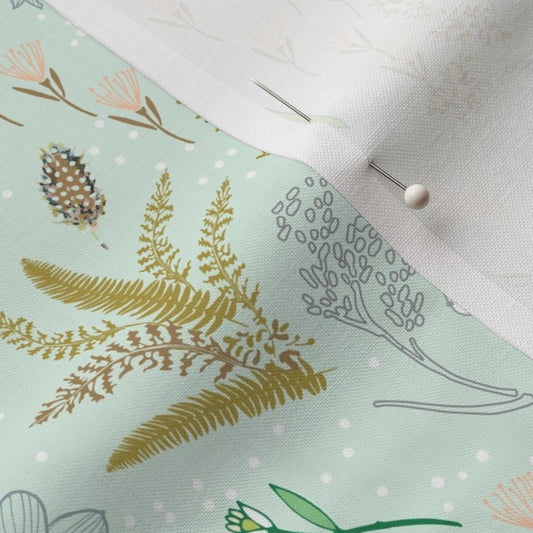 Light Green Floral Fabric