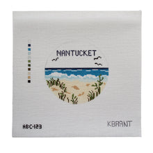 Load image into Gallery viewer, Nantucket Beach Travel Round
