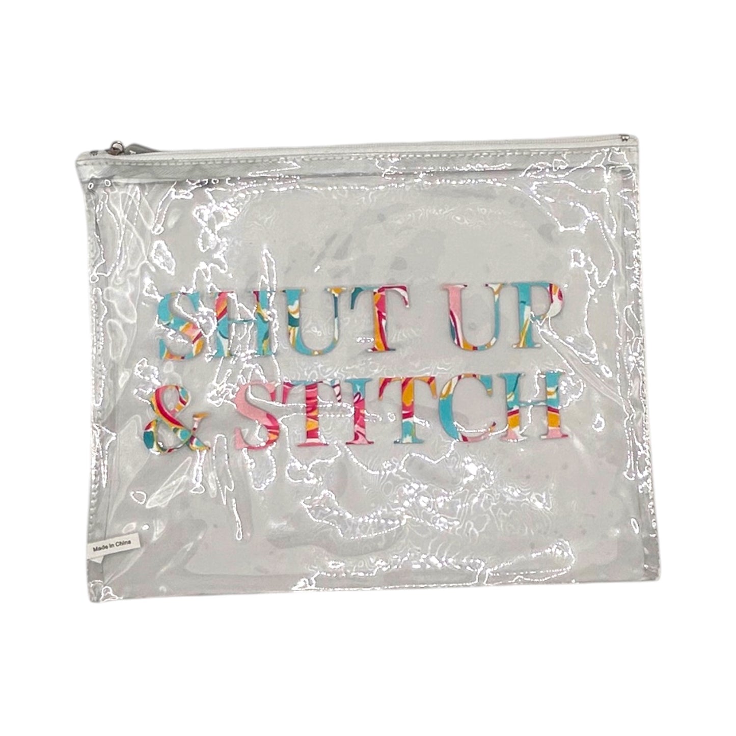 Shut Up Clear Bag