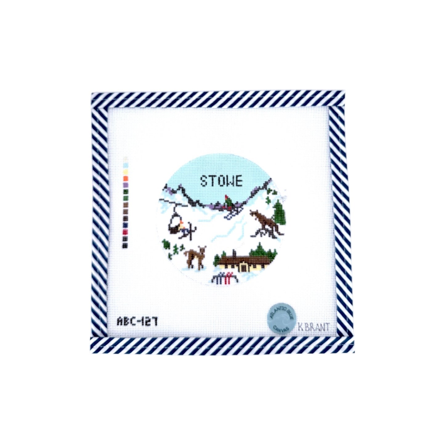 Ski Mountain Travel Round - Customize!