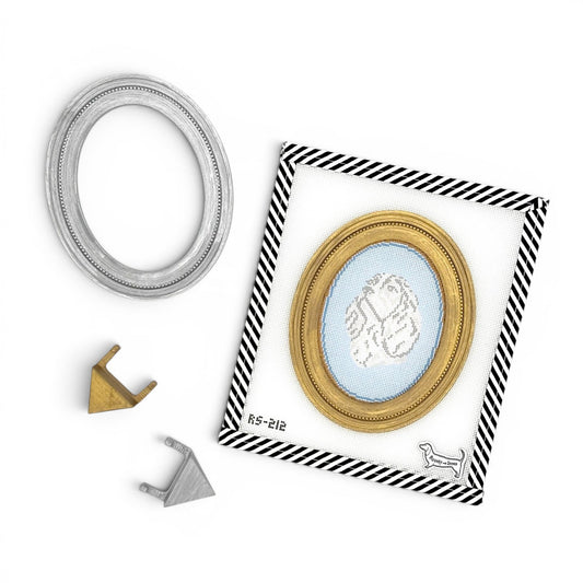 Metallic Oval Magnetic Snap Frame